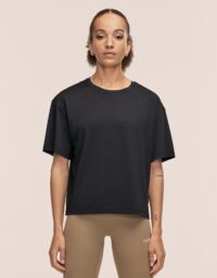 Casall Laser Mesh Tee - Black