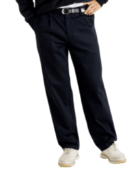 Local Rule Local Rule Pleated Trouser - Svart