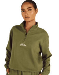 Malbon Golf Malbon Golf Cleo Sweatshirt - Olivine