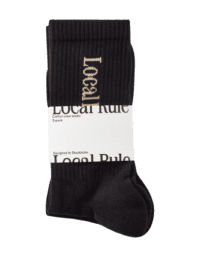 Local Rule Local Rule 2-pack Crew Socks - Phantom Black