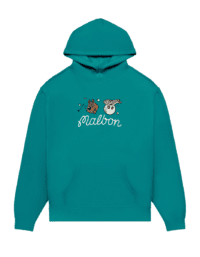 Malbon Golf Malbon Golf Two Man Scramble Hoddie - Blå/Grön