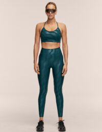 Casall Heat Printed High Waist Tights - Ocean Geo