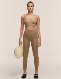 Casall Soft Touch High Waist Tights - Light Khaki