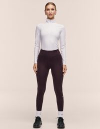 Casall Warm Tights - Dark Cherry Moon