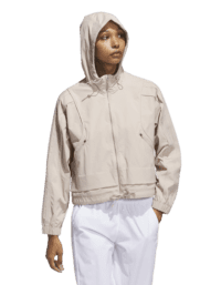 Adidas Golf Adidas Golf Beyond Full-Zip Hooded Jacka - Wonder Taupe