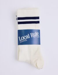Local Rule 2-pack merino socks - Navy - 46-48