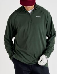 Local Rule Midlayer Q-zip - Forest Green - 2XL
