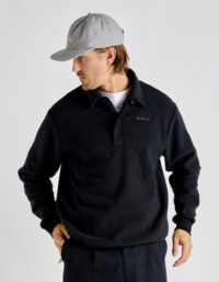 Local Rule Q-zip Fleece Sweatshirt - Black - 2XL