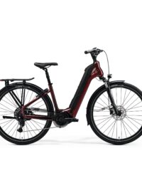 Merida Espresso City 400 Eq Vinröd/svart 2025 - Xl Elcykel  Hybrid 2024