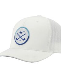 Mizuno Crossed Clubs Meshback Cap - White