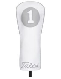 Titleist Frost Out Leather Headcover White/Grey