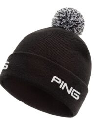 Ping Cresting Knit Beanie - Black
