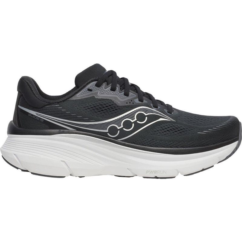Saucony Guide 19 Wide Dam Black/Silver Black/Silver 37