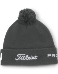 Titleist Tour Pom Pom Beanie - Charcoal/White