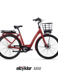 Crescent Elsa 7vxl 2025 Röd Matt Korg 51cm Elcykel  Klassisk 2024