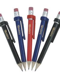 Masters Wood Pencils with Clip and Eraser 5 Pack