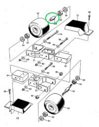 Swenor Framaxel Fibreglass/Alutech Rullskidor Reservdelar
