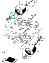 Swenor Framaxel Carbonfibre Rullskidor Reservdelar
