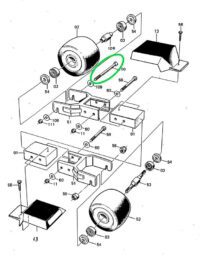 Swenor Bult Framhjul Fibreglass/Alutech Rullskidor Reservdelar