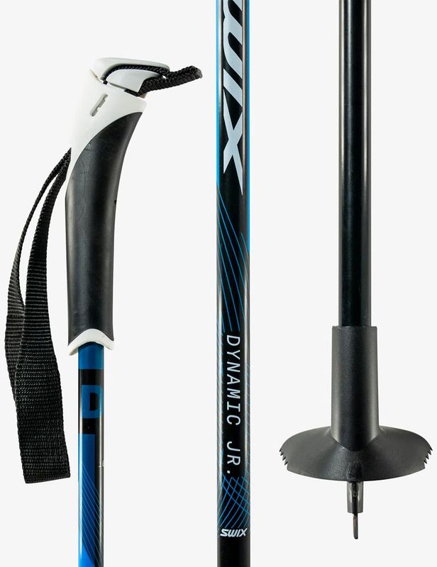 Swix Dynamic D2 Junior Alu Längdskidstavar, 105 CM