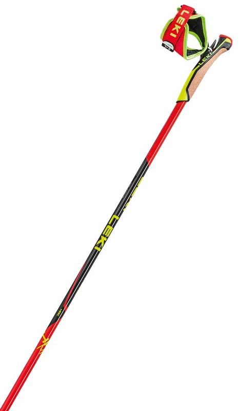Leki HRC Max Red Rålängd Längdskidstavar, 180 CM