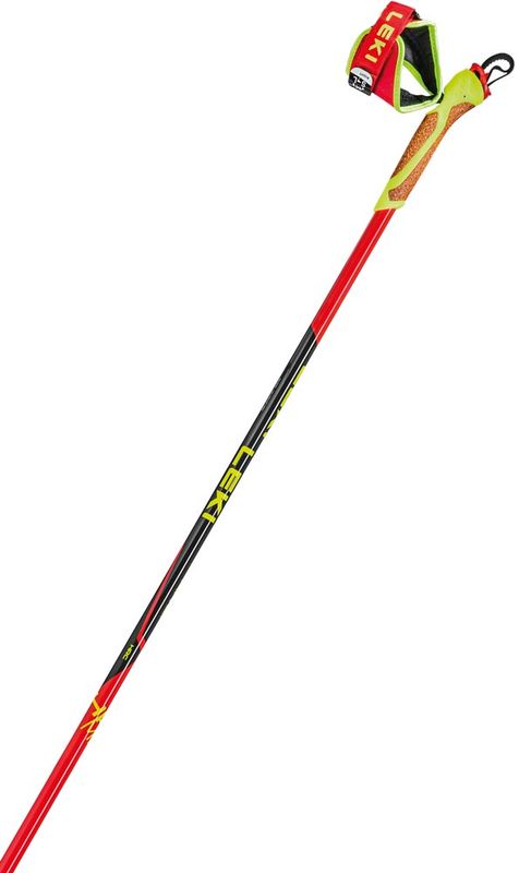 Leki HRC Max FRT Red Rålängd Längdskidstavar, 180 CM