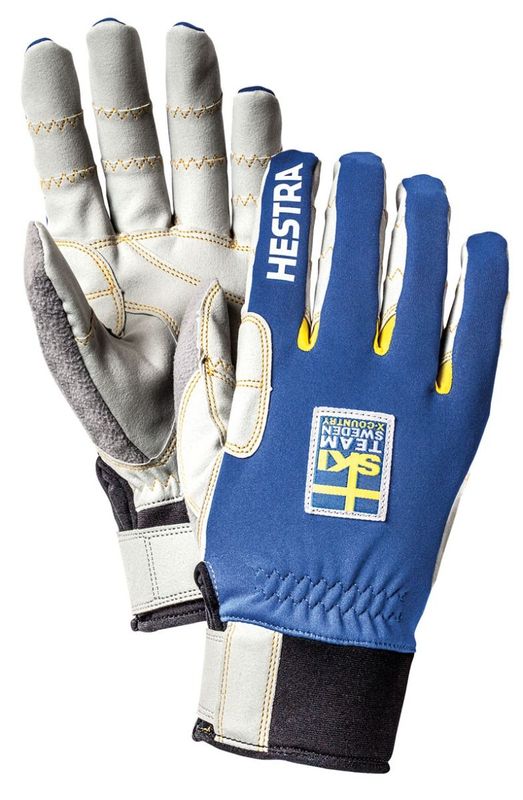 Hestra Ergo Grip Windstopper Race 5-finger Längdskidhandskar Royalblå, 6