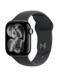 Apple Watch S11 GPS+Cell 42mm Jet Black Aluminium Black Sport Band S/M