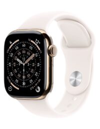 Apple Watch S11 GPS+Cell 46mm Gold Titanium Light Blush Sport Band M/L