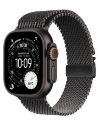 Apple Watch Ultra 3 GPS+Cell 49mm Black Titanium Black Titanium Milanese Loop - Medium