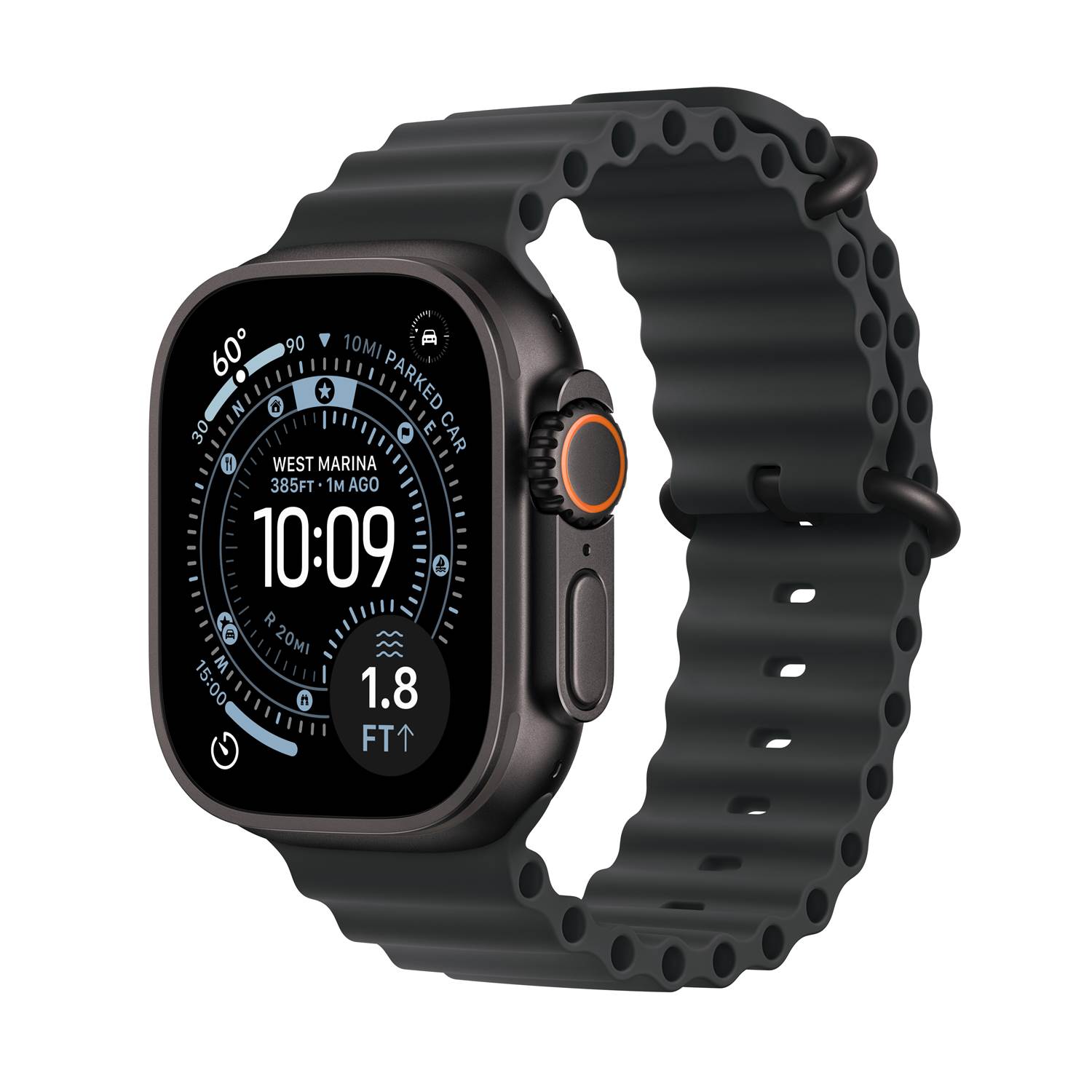 Apple Watch Ultra 3 GPS+Cell 49mm Black Titanium Black Ocean Band