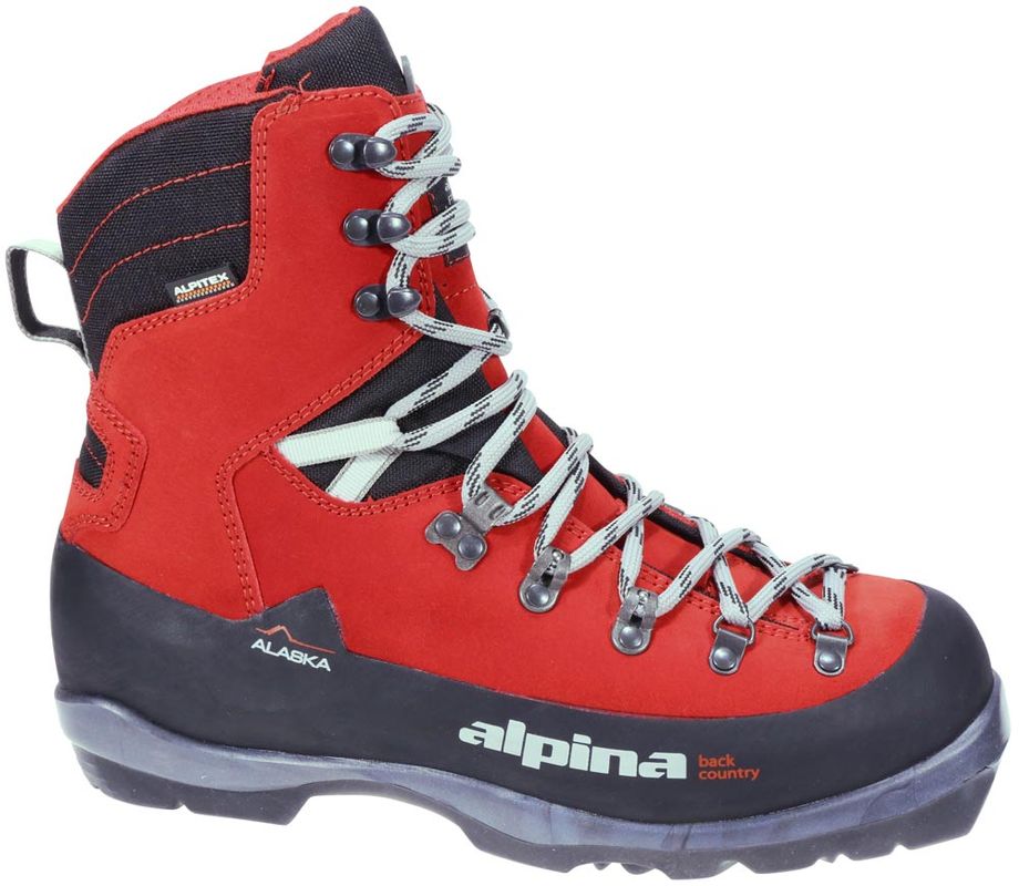 Alpina Alaska BC Turpjäxor Red/Black, EU 44