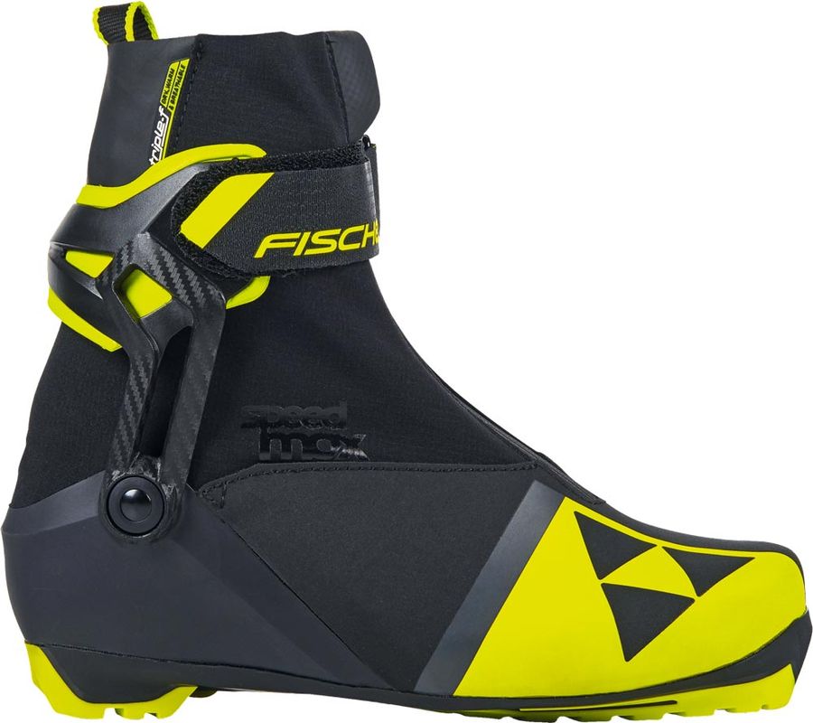 Fischer Speedmax Junior Skate Längdpjäxor Black/Yellow, EU 39