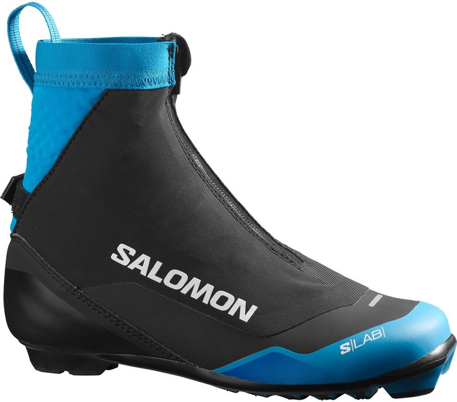 Salomon S/LAB Classic Junior Prolink Längdpjäxor Black/Process Blue, UK 6,5