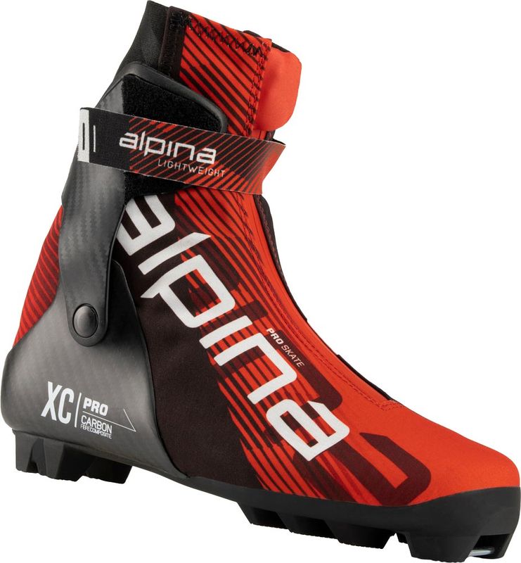 Alpina Pro Skate -23 Längdpjäxor Red/Black, EU 46
