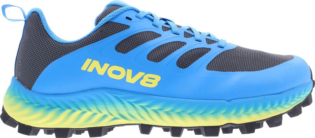 Inov-8 MudTalon Precision M Trailskor Dark Grey/Blue/Yellow, UK 10