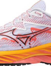 Mizuno Wave Rider 27 W Löparskor White/Black/Dubarry, UK 4