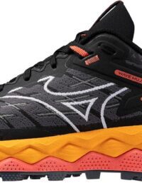 Mizuno Wave Mujin 10 W Trailskor Black/White/Hot Coral, UK 4,5