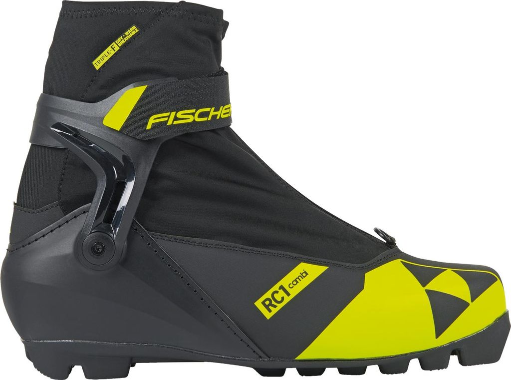 Fischer RC1 Combi Längdpjäxor Black/Yellow, EU 42