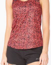2XU Light Speed Singlet W  T-shirt Cranberry/Black Reflective, XL