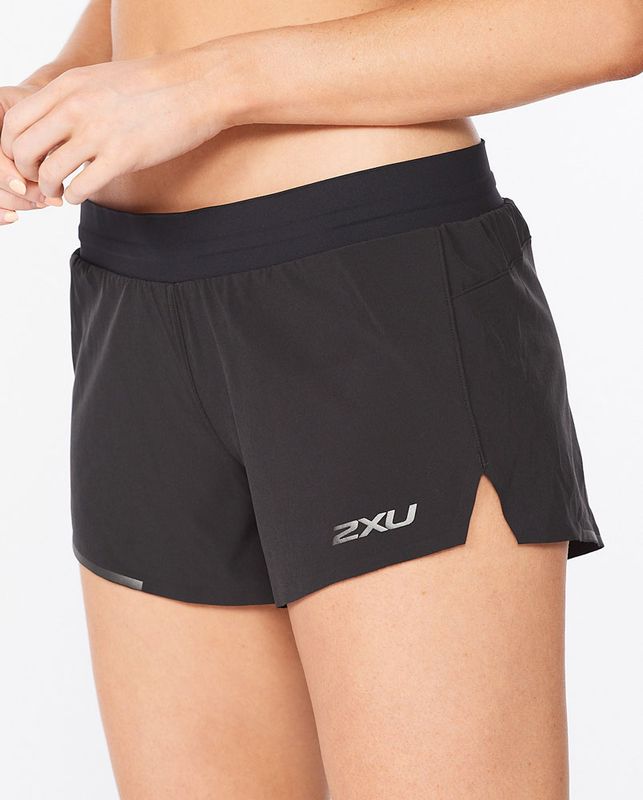 2XU Light Speed 3-Inch Shorts W Löparshorts Black/Black Reflective, XL