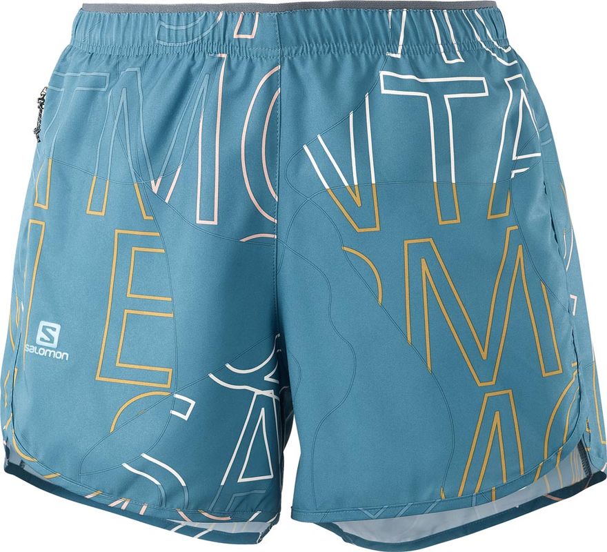 Salomon Agile Short W Löparshorts Mallard Blue, XL