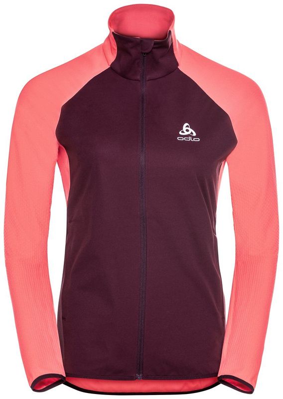 Odlo Jacket Zeroweight Warm Hybrid W Löparjacka Siesta/Winetasting, XS