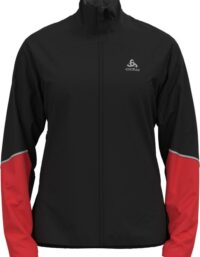 Odlo Jacket Engvik W Längdskidjacka Black/Poppy Red, S