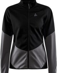 Craft Glide Jacket W Längdskidjacka Black/Granite, XS
