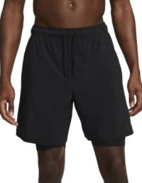Nike Unlimited 2in1 Shorts 7 tumBlack Mens (Storlek: XXL)