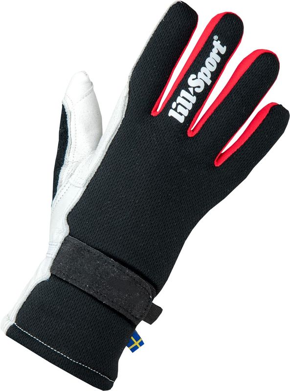 Lillsport Coach Slim Längdskidhandskar Black/Red, 7