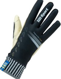 Lillsport Legend Slim Gold Längdskidhandskar Black, 8