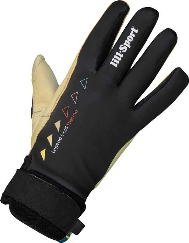 Lillsport Legend Thermo Gold Längdskidhandskar Black, 7