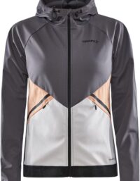 Craft Glide Hood Jacket W Längdskidjacka Granite/Ash, XS